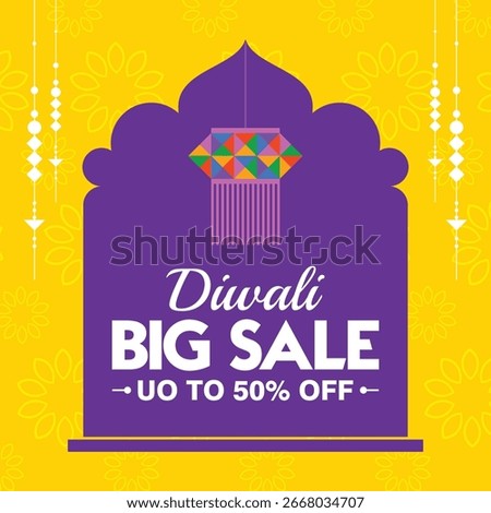 Luxurious Diwali vector design featuring a golden glowing diya with sparkling festive background. Perfect for holiday greetings, posters, and banners.
