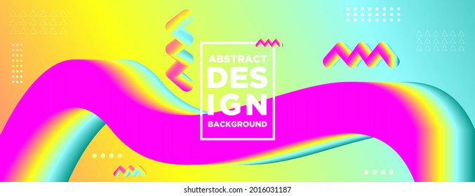 Luxurious and elegant abstract geometric template with colorful gradients. Abstract background design illustration for banners and Backgrounds