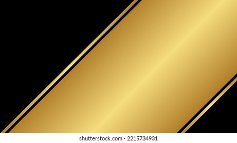 Luxurious and elegant background design with gold and black colors. vector illustration