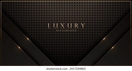 Diseño geométrico negro lujoso y elegante, elegancia abstracta para papel de escritorio HD, web y más, gráficos elegantes para diseño de portada, plantillas de menú y gráficos web