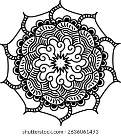 Luxuriöses, elegantes und göttliches Mandala-Design für die Dekoration.