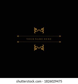 Luxurious and elegant gold ornaments 1