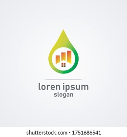 Luxurious and elegant logo design for environmentally friendly housing