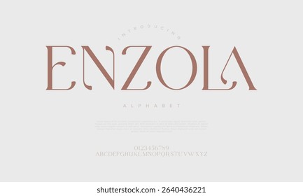 Luxurious and elegant serif display font with soft curves and refined contrast, perfect for branding, packaging, and upscale editorial design