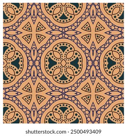 luxurious ethnic line elegant pattern background design.