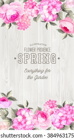 Luxurious floral card.