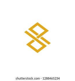 luxurious geometric monogram DP initial lettermark logo icon vector template