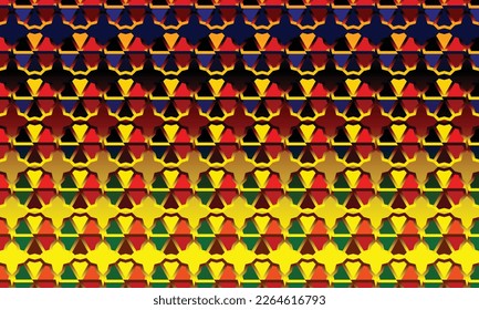 Diseño de patrones geométricos lujosos que se adaptan a la textura textil, la letera, el chal o cualquier tela.