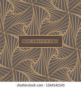 Luxurious Gold and Brown Background