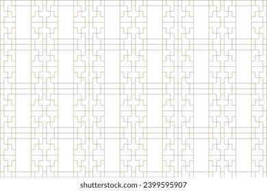 Luxuriöser goldener Zeilenhintergrund auf weißem Hintergrund, orientalisches, geometrisches Muster
