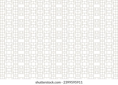 Luxurious gold line pattern background on white background, oriental, geometric pattern