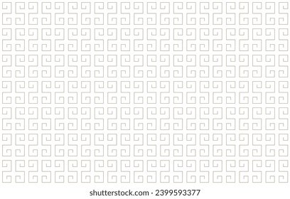 Luxurious gold line pattern on white background, Christmas pattern, geometric oriental pattern