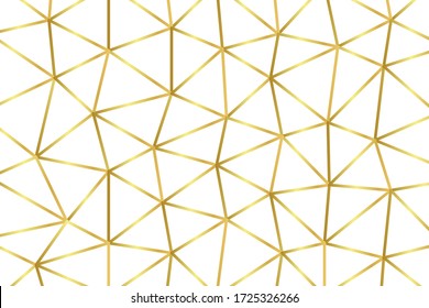 Luxuriöses Gold Polygon Hintergrund, Abstrakte Abbildung mit Farbverlauf für Ihre Wallpaper, Business Design, Website, Landing-Seiten, Shirt Muster, Präsentation, Anzeigen,Poster,Banner.