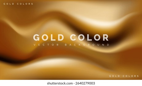 A luxurious gold wave background with a rich metallic finish, perfect for elegant designs, branding, and premium content