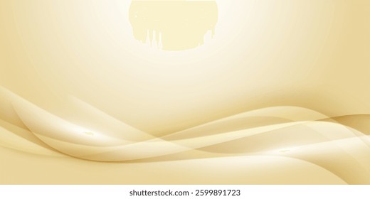 luxurious golden abstract background with soft, flowing waves. Ideal for premium branding, elegant designs, invitations, or corporate presentations.
