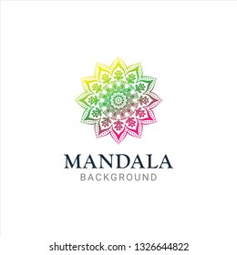 Luxurious Gradient Mandala Vector Background
