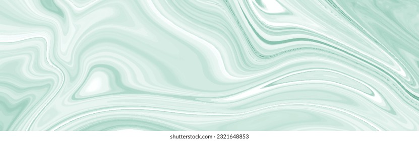 Diseño de superficie de mármol líquido verde de lujo. Resumen de acua grifo acrílico gris marrón líquido diseño de superficie de mármol. Hermoso fondo fluido de pintura abstracta. fragmento de pintura acrílica sobre lienzo.
