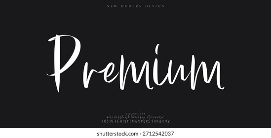 A luxurious high-end script crafted for elegant branding and upscale design.