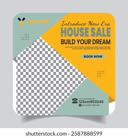 Luxurious House Sale Media Post Deign Banner