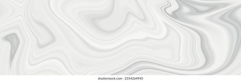 Luxurious iquid gray marble background. High resolution white and gray Carrara marble stone texture background. Acrylic pour gray color liquid marble abstract swirl effects surface vector illustration
