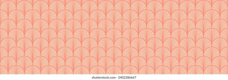 Luxurious Japanese Clothes Design. Chinese Seamless Wave Pattern. Rich VIP Japanese Fan Seamless Pattern. Elegant Kimono, Tie Dye Wabi Sabi Shibori Ikat Fan Texture. Bohemian Geometric Asian Print.