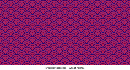 Luxurious Japanese Wave Samless Pattern. Rich VIP Japanese Clothes Design. Chinese Seamless Wave Pattern. Elegant Kimono, Tie Dye Ikat Wabi Sabi Shibori Water Texture. Geometric Bohemian Asian Print.