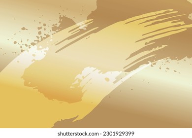 A luxurious Japanese-style background material with a gold base that expresses the brush strokes of gold in a scratchy manner and represents light and movement.