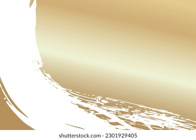 A luxurious Japanese-style background material with a gold base that expresses the brush strokes of gold in a scratchy manner and represents light and movement.