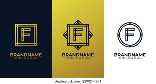 Luxurious Letter F Logo, suitable for any business with F initials.