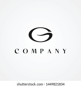 Luxurious letter G initial logo template