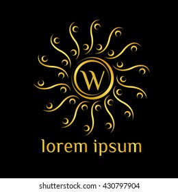 Luxurious Letter W logo, boutique brand, real estate,property,royalty,logotype,  logo,Vector Logo Template. Golden monogram, Luxury monogram, Hotel logo, fashion logo