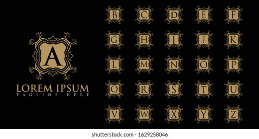 Luxurious Letters Vector Logo Set
