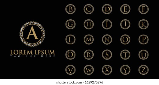 Luxurious Letters Vector Logo Set