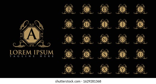 Luxurious Letters Vector Logo Set