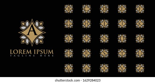 Luxurious Letters Vector Logo Set