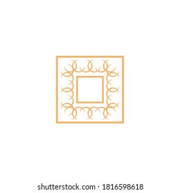 Logotipo lujoso, diseño vectorial de emblema