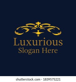 luxurious logo free vector template
