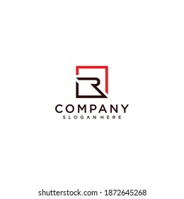 Luxurious logo with letter r premium Vector