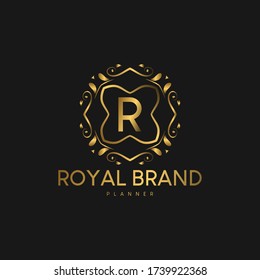Luxurious Logo with Premium Ornament. Royal Brand for Luxurious Concept, Ornament, Luxury Corporate Identity and Company Profile.