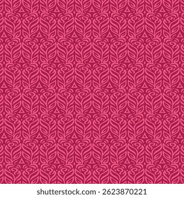 Lujoso patrón de flores magenta sin costuras