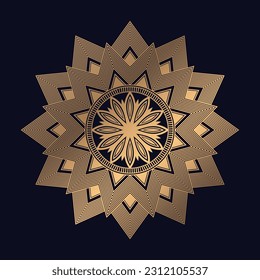 Luxurious Mandal Design With Elegant Art Vector Design Template