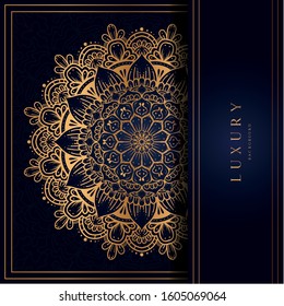 Luxurious mandala background with gold