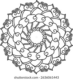 Luxurious mandala design for decoration.  Buddha Purnima.  Buddha.