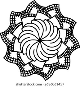 Luxurious mandala design for decoration.  Buddha Purnima.  Buddha.