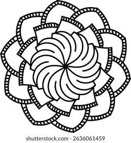 Luxurious mandala design for decoration.  Buddha Purnima.  Buddha.