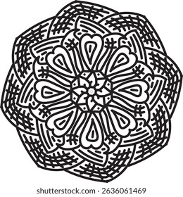 Luxurious mandala design for decoration.  Buddha Purnima.  Buddha.