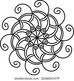 Luxurious mandala design for decoration.  Buddha Purnima.  Buddha.