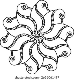 Luxurious mandala design for decoration.  Buddha Purnima.  Buddha.