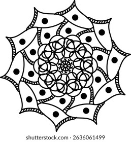 Luxurious mandala design for decoration.  Buddha Purnima.  Buddha.