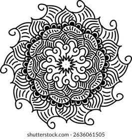 Luxurious mandala design for decoration.  Buddha Purnima.  Buddha.